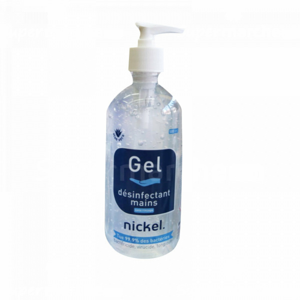 gel desinfectant nickel