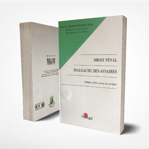 Droit pénal malgache des affaires | Version française | Relié 405 pages