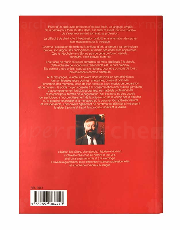 Dictionnaire de la viande | Version française | Relié: 352 pages back