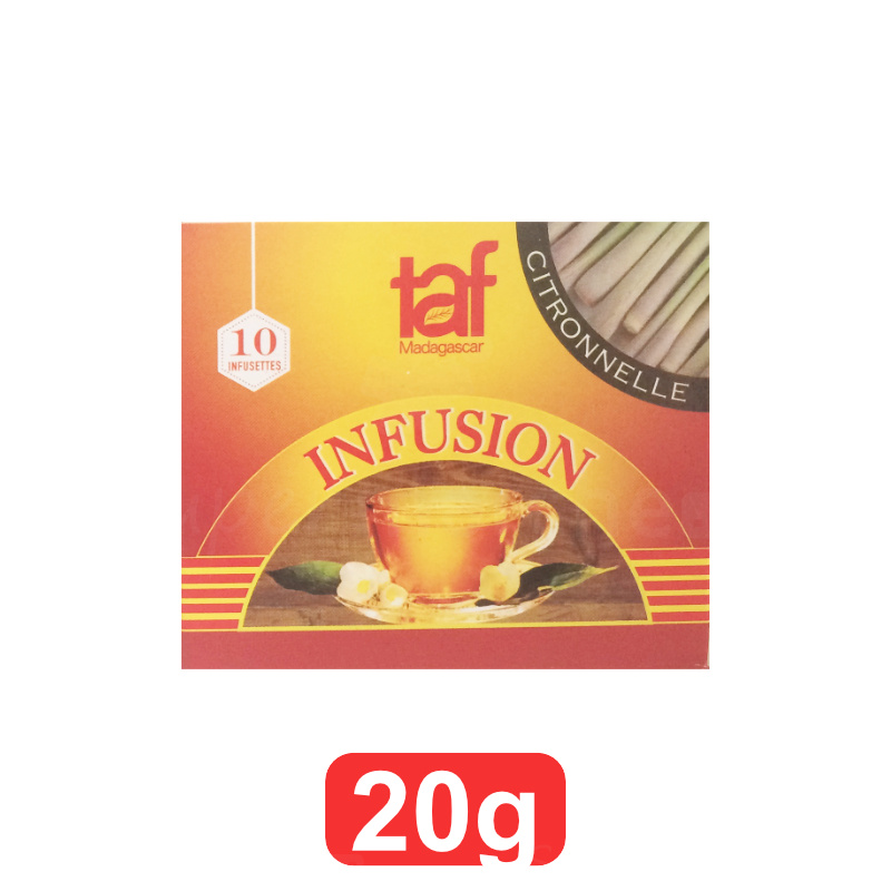 Infusion 20g 10 infusettes citronnelle