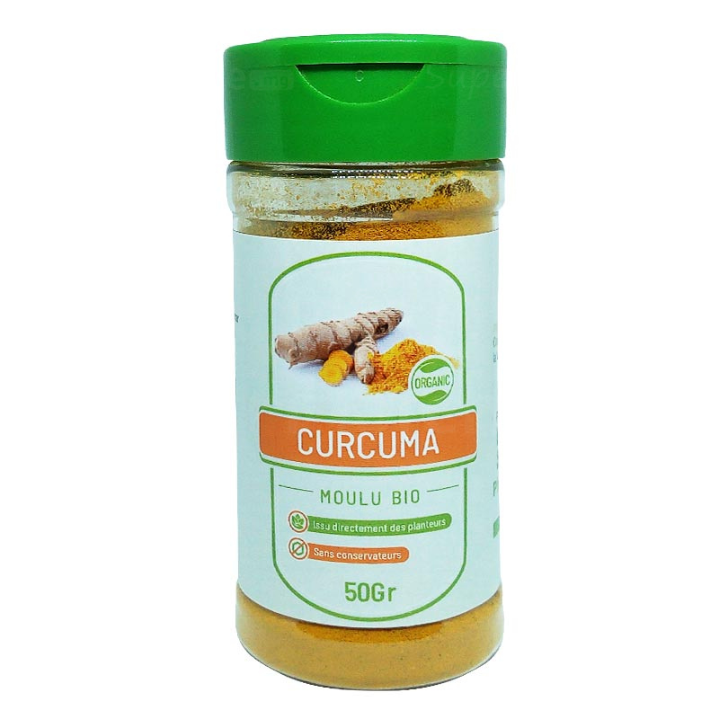 Curcuma-moulu-bio
