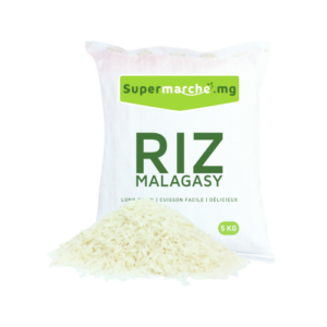 Riz blanc Makalioka Supermarché.mg™ 5kg | Origine Madagascar