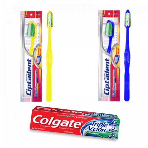 dentifrice + brosse à dent