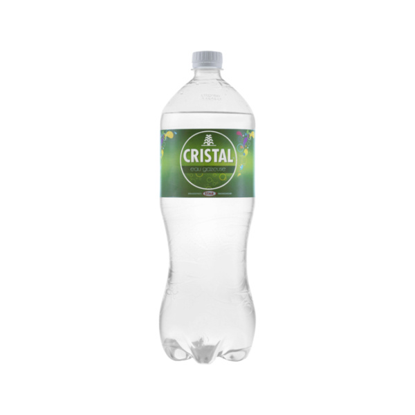 eau minerale gazeuse cristale 1,5l