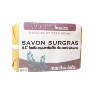 Savon Basics Manitriniala Violet™ 60g | A l'huile essentielle de ravintsara