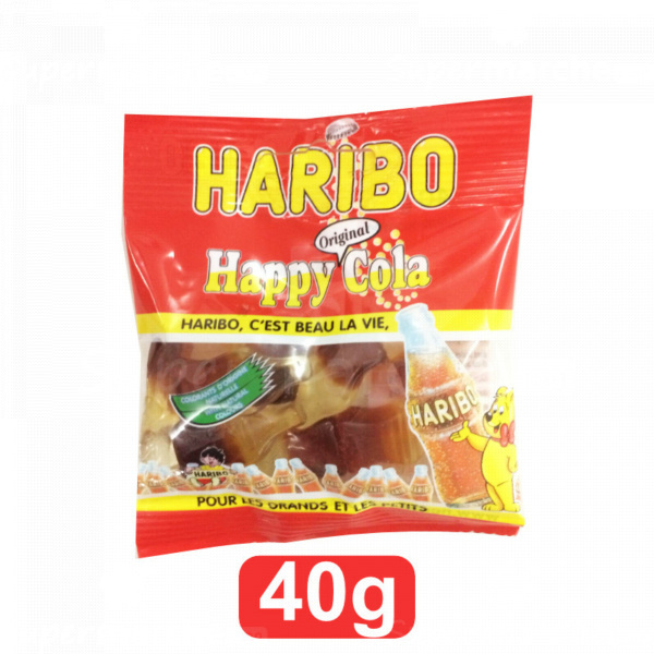 bonbon haribo happy cola 40g