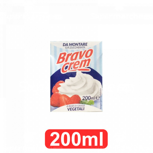 crème liquide bravo sucré 200ml