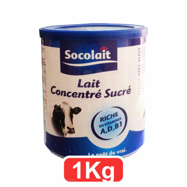 lait concentrée sucrée socolait 1kg