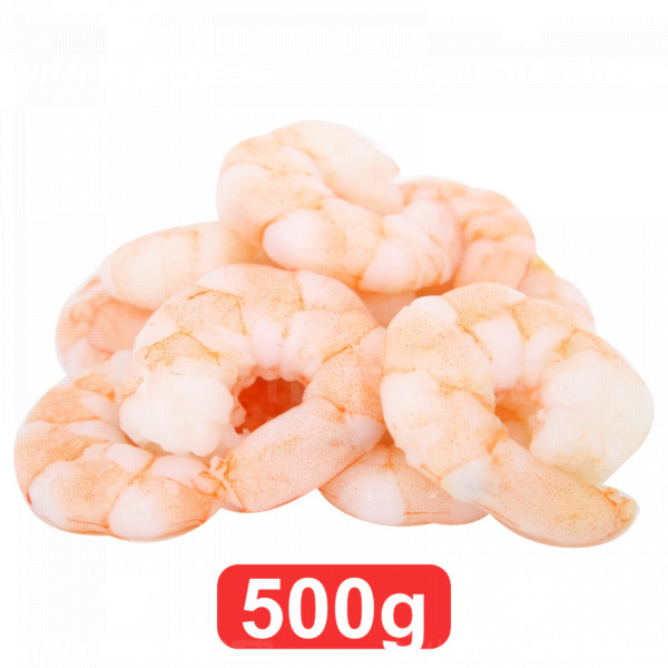 Crevette decortiqué avec pastille 500g