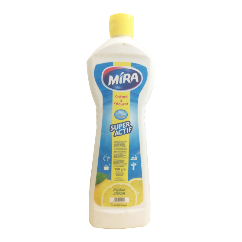 Détergent crème à récurer fraîcheur citron Mira™ 950g – Supermarché.mg
