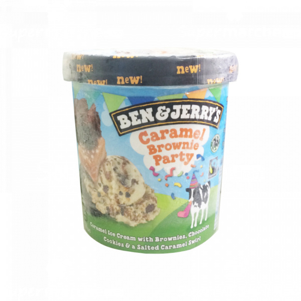 Glace Ben & Jerry’s Caramel Brownie party
