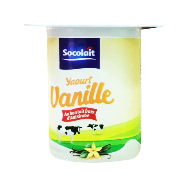 yaourt aromatisé vanille Socolait
