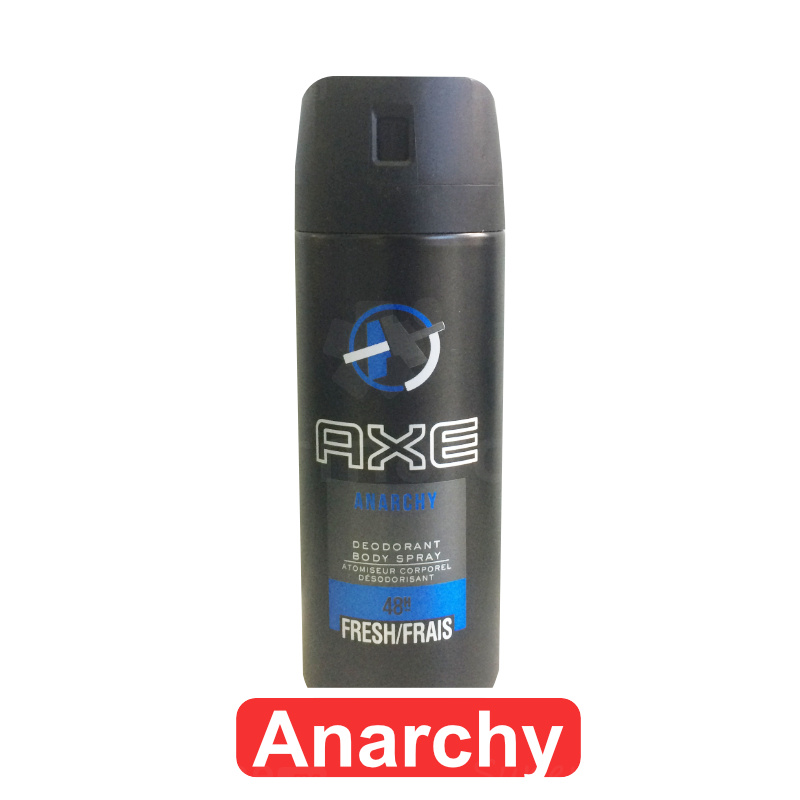 Déodorant spray Axe Anarchy 150ml  Pour homme