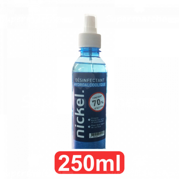 Spray Désinfectant Hydroalcoolique  Nickel 250ml