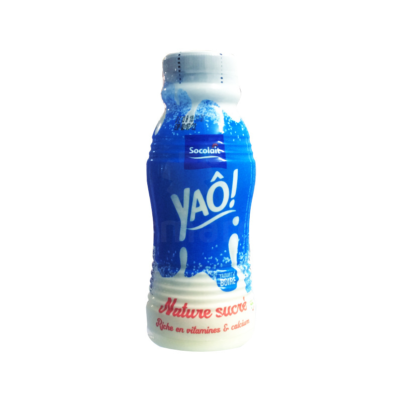 Yaô nature sucré Socolait™ 250ml | Yaourt à boire