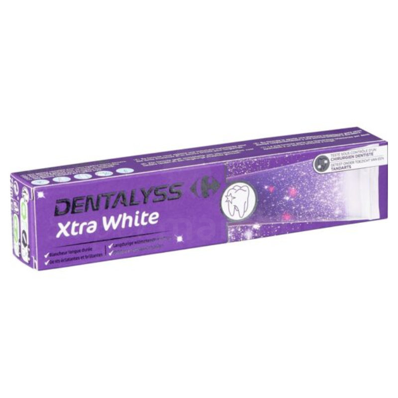 Dentifrice Xtra white dentalyss Carrefour™ 75ml