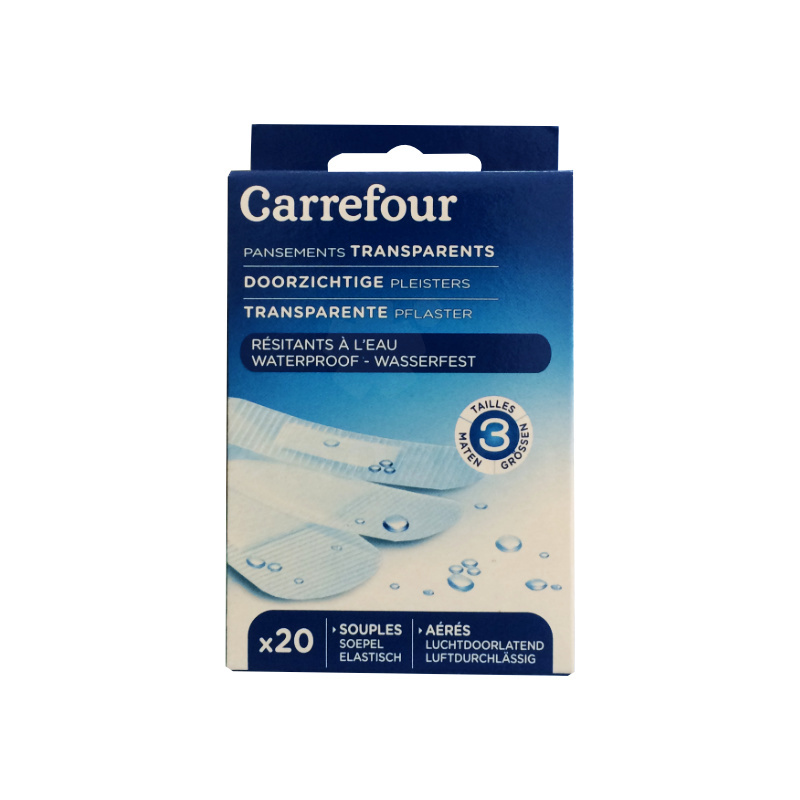 Pansement transparent x20 Carrefour