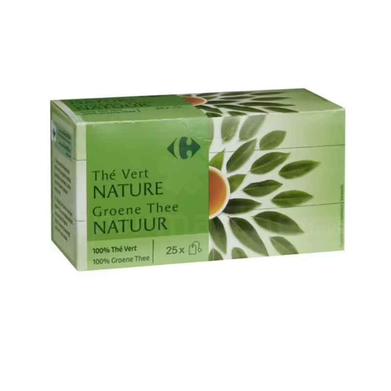 Thé infusion thé vert nature 25 sts carrefour ™