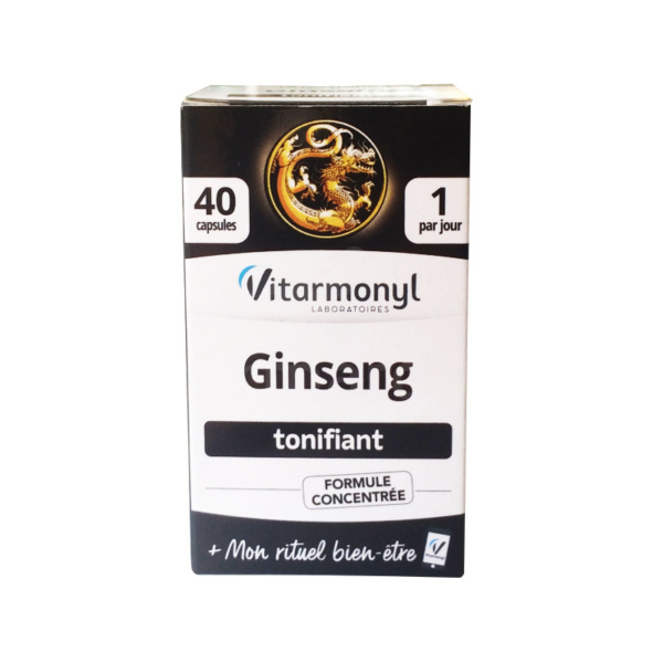 Ginseng Tonifiant Vitarmonyl™ Boites de 40 Capsules