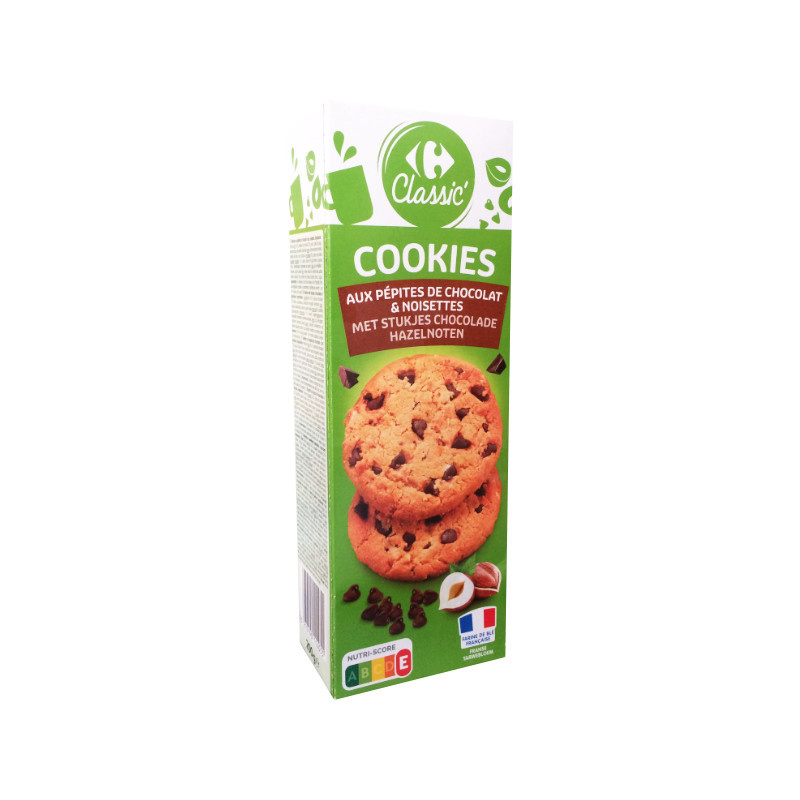 Cookies aux pépites de Chocolat et Noisettes Carrefour™ 200g