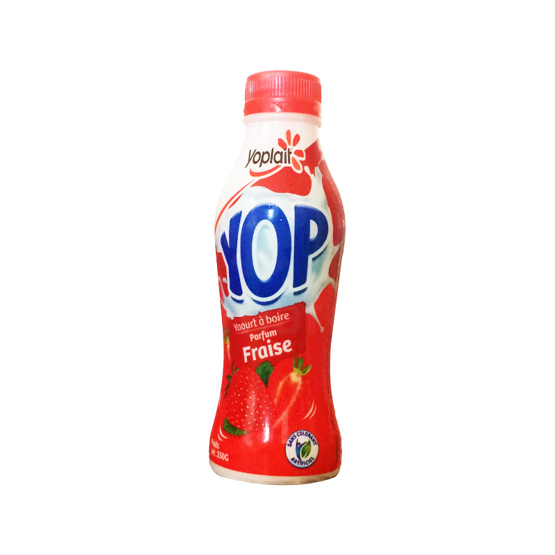 Yaourt à boire yoplait yop fraise