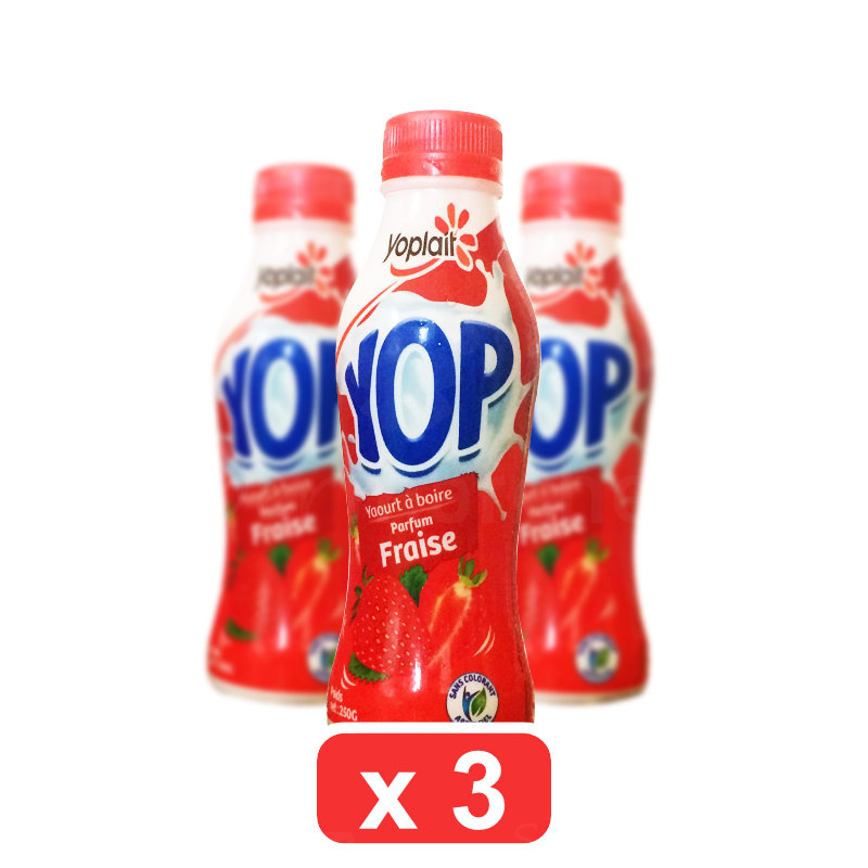 pack de 3 yop fraise