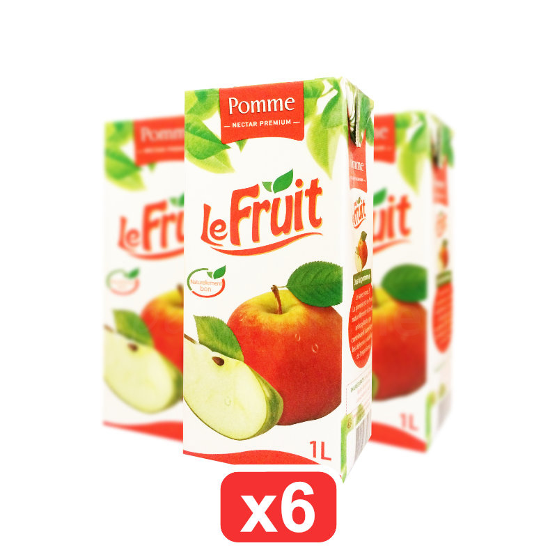 Pack de 6 Jus de fuit pome Lefruit