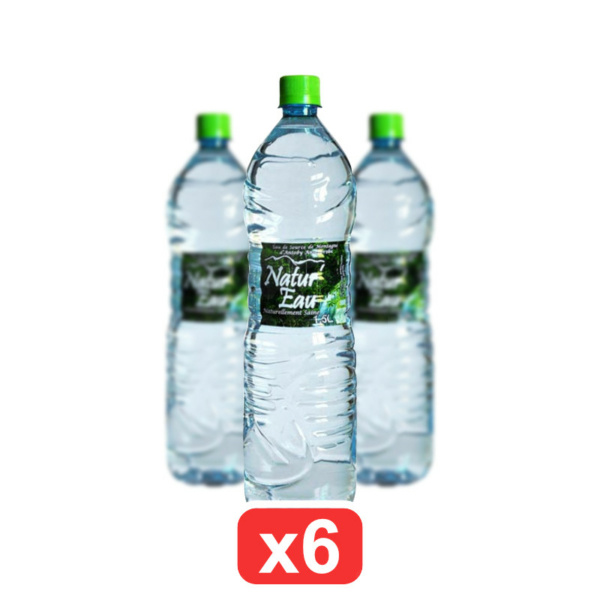 Pack de 6 Natur’eau 1 l
