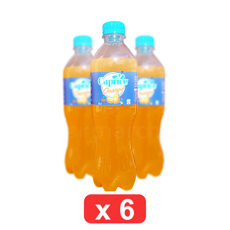 pack de 6 caprice orange 50 cl – boissons gazeuse