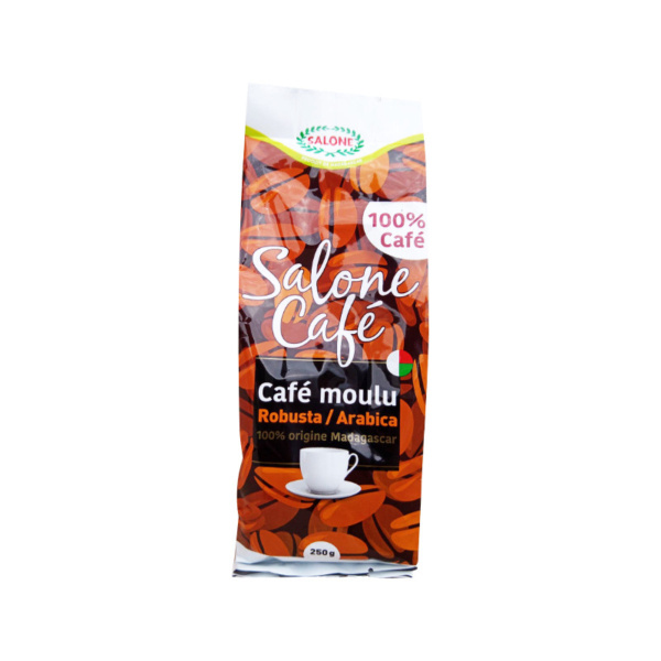 Salone café moulu robusta arabica