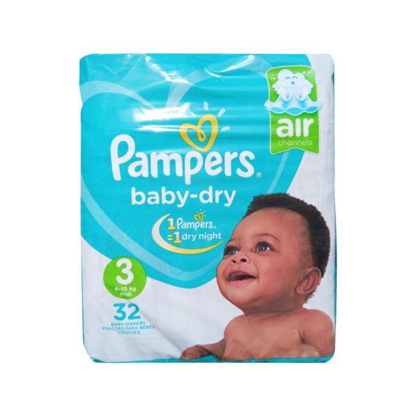 Couches Midi Pampers 6 a 10kg