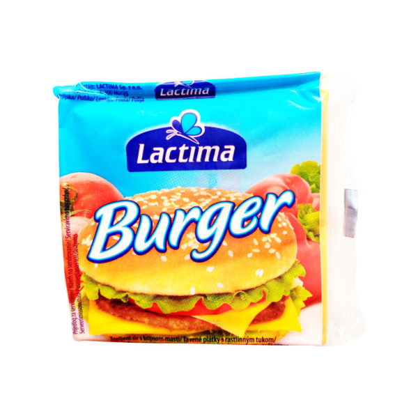 Fromage pour burger Lactima 100g Fromage fondu en tranches