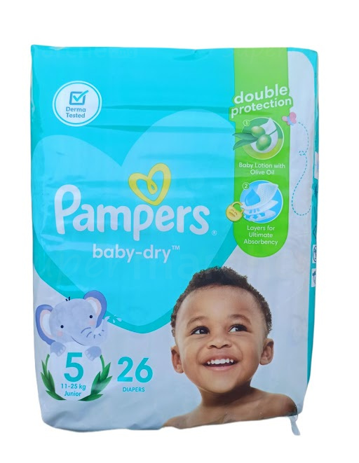 Couches Junior Pampers™ x26 Taille 5