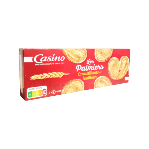 Biscuit palmiers casino
