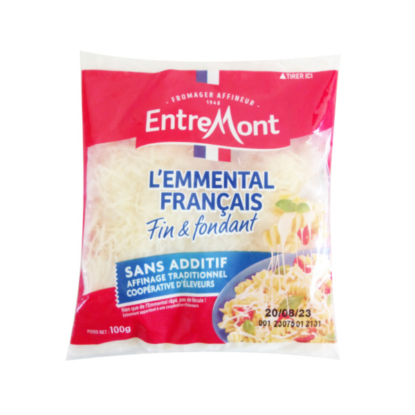 Fromage Râpé Entremont Emmental Français Fin™ 100g
