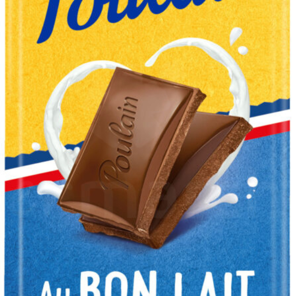 Chocolat Tablette Lait Extra Poulain 95g