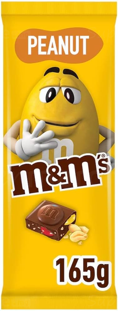 Chocolat Tablette M&M’s Peanut 165g