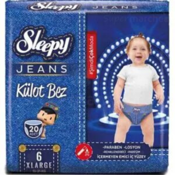 Sleepy-Jeans-Panty-Couche-Numero-6-XLarge-15-25-KG-20-pcs