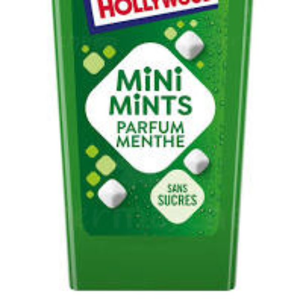 Bonbon Sans sucre Mini Minths Menthe Hollywood