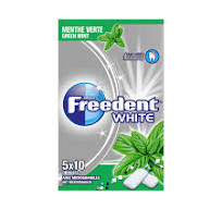 Chewing-Gum Sans Sucre White Menthe Verte Freedent Bouteille de 46 Dragees