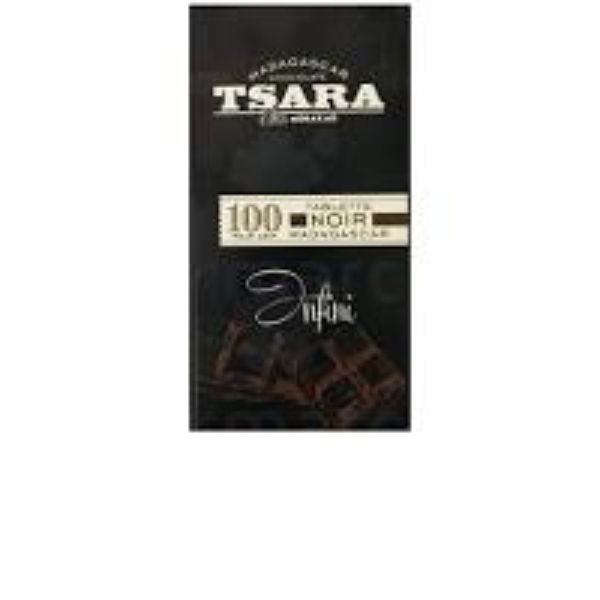Chocolat en Tablette Noir 100% Infini Tsara 75g