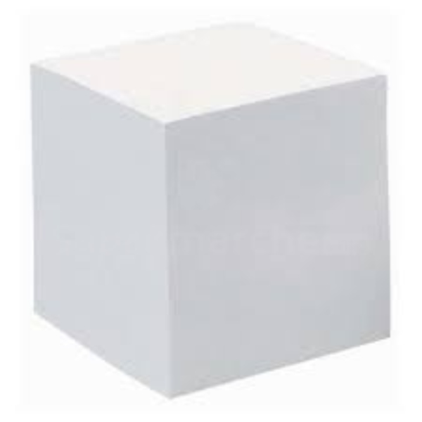 bloc papier blanc